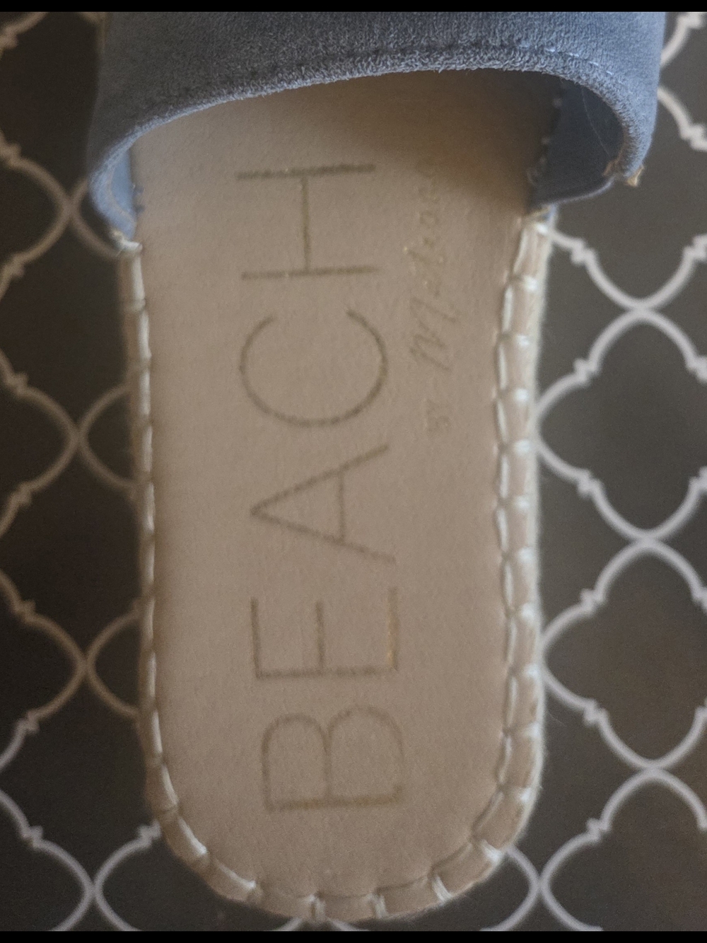 BEACH BY MATISSE Blue Slide Sandals NWOT - Picture 2 of 4